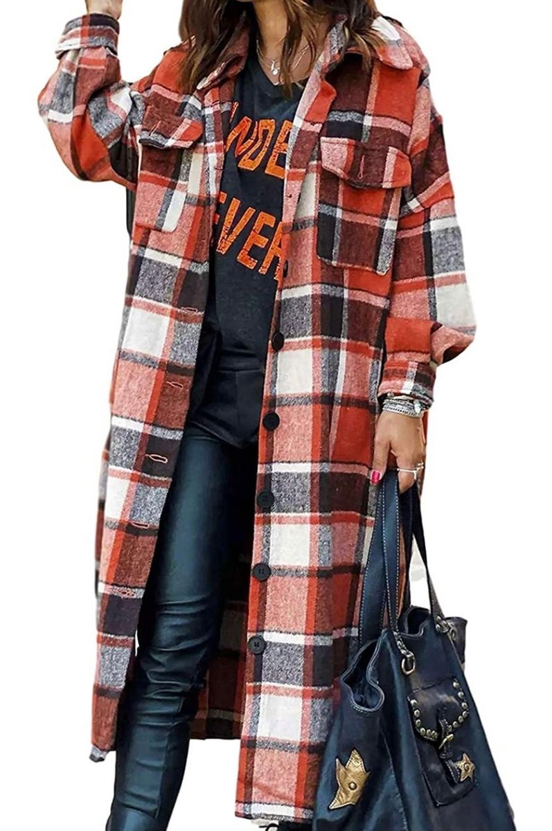 Omoone Plaid Jacket